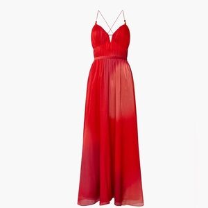 French Connection Darryl Hallie maxi dress in red 
US 14